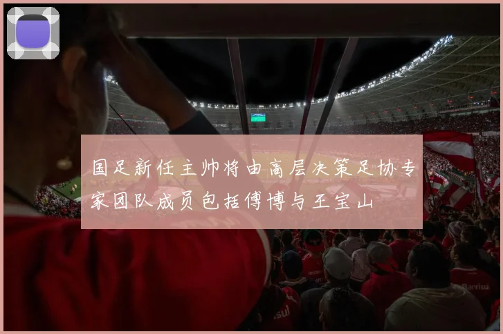 国足新任主帅将由高层决策足协专家团队成员包括傅博与王宝山